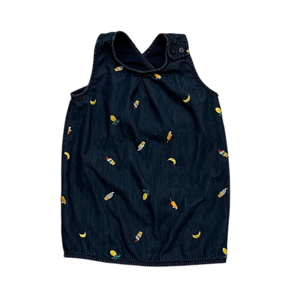 Hanna Andersson 130(8) denim cross back tank